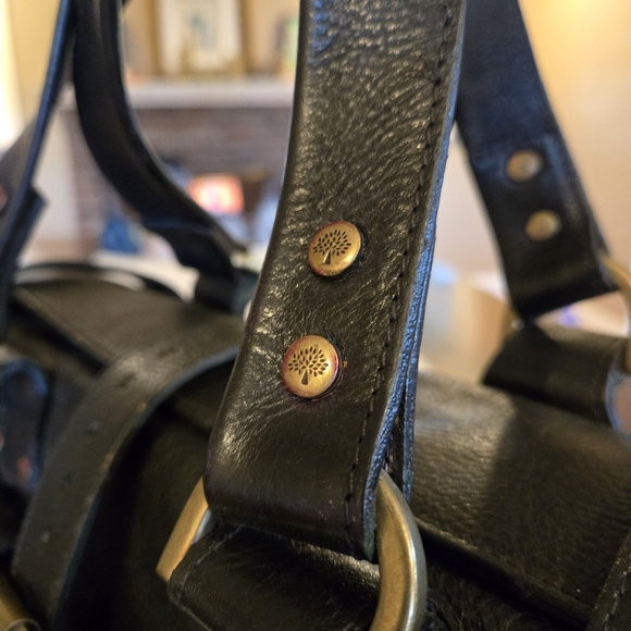Vintage Mulberry Roxanne Black Leather Bag - Picture 8 of 16